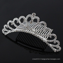 Ladies Rhinestone Comb Crystal nuptiale peignes